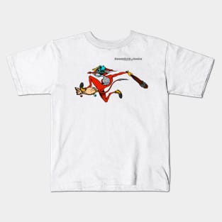 skater fox gift 10 Kids T-Shirt